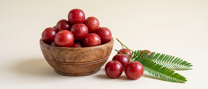 Red Amla Tree With Fruits
